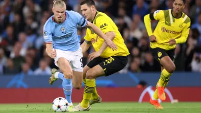 Erling Haland (Mančester Siti) i Niklas Zile (Dortmund)